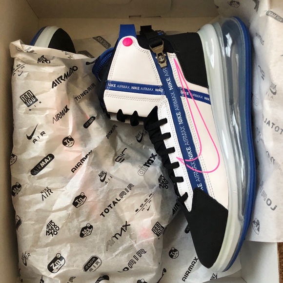 NIKE AIR MAX 720 SATRN - White/Pink Blast - Black - Picture 2 of 6